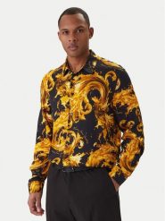 Versace Jeans Couture Koszula 80GAL2R0 NS757 Czarny Regular Fit. Czarne koszule Versace Jeans Couture, m, bez wzorów, z jeansu, bez kołnierzyka, bez ramiączek. Za 1,729.00 zł.