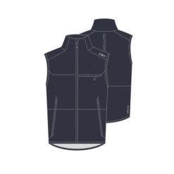 Bezrękawnik trekkingowy męski CMP. Czarne kamizelki sportowe CMP, m, bez wzorów, z materiału, z kapturem, trekkingowe. Za 369.99 zł.