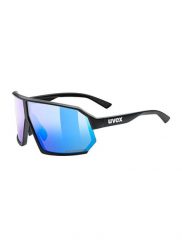Okulary przeciwsłoneczne Uvex Sportstyle 237 CV - black matt/mirror blue. Czarne okulary przeciwsłoneczne Uvex. Za 486.19 zł.