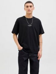Jack & Jones Koszulka "Jjesoho" w kolorze czarnym rozmiar: L. Czarne bezrękawniki Jack & Jones, l, bez wzorów, z bawełny, bez kołnierzyka, bez ramiączek. Za 43.78 zł.