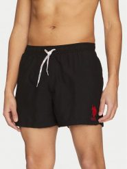 U.S. Polo Assn. Szorty kąpielowe MUP0769 Czarny Regular Fit. Czarne kąpielówki U.S. Polo Assn., m, bez wzorów, z syntetyku. Za 139.99 zł.
