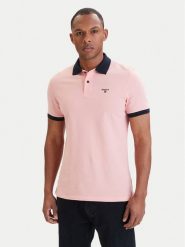 Barbour Polo Lynmouth MML1449PI95 Różowy jasny Regular Fit. Czerwone koszulki polo Barbour, m, bez wzorów, z bawełny, bez kołnierzyka, bez ramiączek. Za 349.99 zł.
