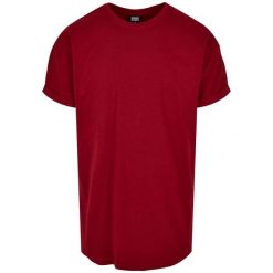 Męska Koszulka Z Długim Rękawem. Czerwone bluzki z długim rękawem Urban Classics, l, bez wzorów, bez kołnierzyka, bez ramiączek. Za 67.99 zł.