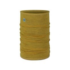 Chusta wielofunkcyjna z wełny merynosów Buff Merino Lightweight Multistripes. Żółte szaliki Buff, bez wzorów, z wełny. Za 134.99 zł.