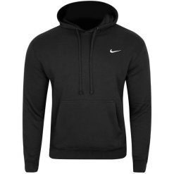 Bluza sportowa męska Nike Sportswear Swoosh 826433-010. Czarne bluzy bez kaptura Nike, m, bez wzorów, bez kaptura. Za 179.00 zł.