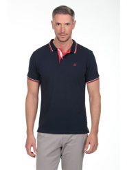 The Time of Bocha Koszulka polo w kolorze granatowym rozmiar: S. Niebieskie koszulki polo The Time of Bocha, s, bez wzorów, z bawełny, bez kołnierzyka, bez ramiączek. Za 104.99 zł.