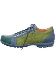 Think! Skórzane sneakersy w kolorze zielono-niebieskim rozmiar: 43,5. Niebieskie buty sportowe casual Think!, bez wzorów, bez zapięcia. Za 324.26 zł.