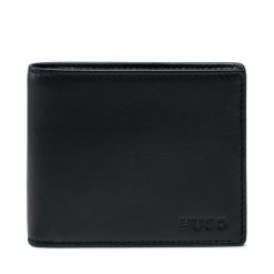 Portfel HUGO. Czarne portfele Hugo, bez wzorów. Za 549.99 zł.