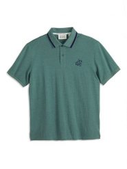Scotch & Soda Koszulka polo w kolorze zielonym rozmiar: M. Zielone koszulki polo Scotch & Soda, m, bez wzorów, bez kołnierzyka, bez ramiączek. Za 145.94 zł.