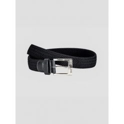 Pleciony pasek Equiline One. Czarne paski EQODE BY EQUILINE, bez wzorów, eleganckie. Za 441.00 zł.