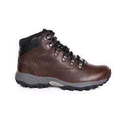 Męskie Buty Trekkingowe Bainsford. Czarne buty turystyczne Regatta, bez wzorów, z gumy, bez zapięcia. Za 391.99 zł.