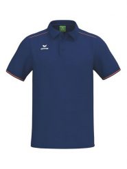 Erima Sportowa koszulka polo w kolorze granatowym rozmiar: XXL. Niebieskie koszulki polo Erima, xxl, bez wzorów, z bawełny, bez kołnierzyka, bez ramiączek. Za 100.95 zł.