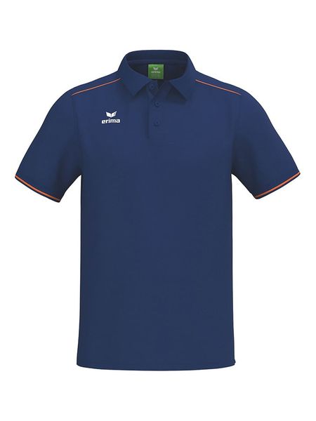 Erima Sportowa koszulka polo w kolorze granatowym rozmiar: XXL. Niebieskie koszulki polo Erima, bez wzorów, z bawełny, bez ramiączek, outdoorowe. Za 120.24 zł.