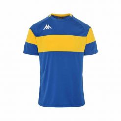 Jersey Kappa Dareto. Niebieskie t-shirty sportowe Kappa, bez wzorów, z jersey, bez ramiączek, do piłki nożnej. Za 136.50 zł.