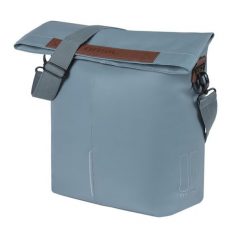 Torba na rower miejski, grafitowo-niebieska. Niebieskie torby na ramię BASIL, bez wzorów, na ramię, bez dodatków. Za 261.58 zł.