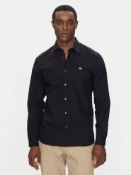 Lacoste Koszula CH5620 Granatowy Slim Fit. Niebieskie koszule LACOSTE, m, bez wzorów, z bawełny, bez kołnierzyka, bez ramiączek. Za 309.99 zł.