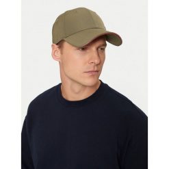 Czapka z daszkiem Tommy Hilfiger. Zielone czapki z daszkiem Tommy Hilfiger, bez wzorów. Za 149.99 zł.