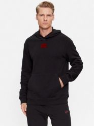 Hugo Bluza Daratscho_V 50496697 Czarny Regular Fit. Czarne bluzy Hugo, l, bez wzorów, z bawełny, bez kaptura. Za 319.99 zł.
