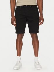 Calvin Klein Jeans Szorty jeansowe J30J327195 Czarny Regular Fit. Czarne szorty Calvin Klein Jeans, m, bez wzorów, z bawełny. Za 189.99 zł.