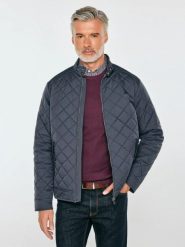 Kurtka męska typu harrington ze stójką granatowa edmonti 403. Niebieskie kurtki BIG STAR, l, z aplikacjami, z jeansu, bez kaptura. Za 399.99 zł.