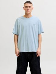 Jack & Jones Koszulka "Corals" w kolorze błękitnym rozmiar: M. Niebieskie bezrękawniki Jack & Jones, m, bez wzorów, z bawełny, bez kołnierzyka, bez ramiączek. Za 48.05 zł.