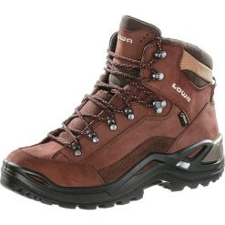 Skórzane buty turystyczne w kolorze brązowym. Buty trekkingowe marki Lowa, Hanwag, Merrell & Co. W wyprzedaży za 408.95 zł.