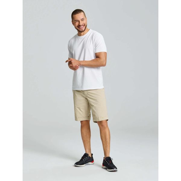 Szorty Chino Slam Deck Lgt Dorosłych. Brązowe krótkie spodenki sportowe SLAM, l, bez wzorów, z bawełny. Za 407.99 zł.