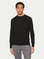 Guess Sweter 170947 Czarny Classic Fit. Czarne swetry rozpinane Guess, m, z aplikacjami, z wełny, bez kołnierzyka, bez ramiączek. Za 399.99 zł.