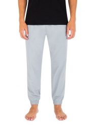 Hurley Spodnie dresowe w kolorze szarym rozmiar: XL. Szare spodnie treningowe długie Hurley, xl, bez wzorów, z dresówki. Za 147.45 zł.