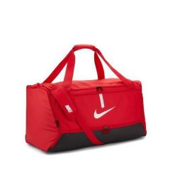 Torba sportowa unisex Nike Academy Team. Czarne torby na ramię Nike, bez wzorów, z materiału, na ramię, małe, bez dodatków. Za 149.99 zł.