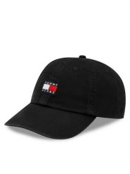 Tommy Jeans Czapka z daszkiem Heritage AM0AM12020 Czarny. Czarne czapki z daszkiem Tommy Jeans, bez wzorów, z bawełny. Za 109.99 zł.