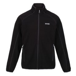 Polar Męski Z Suwakiem Hadfield. Czarne bluzy z polaru Regatta, na zimę, l, bez wzorów, z polaru, bez kaptura. Za 147.99 zł.