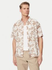 Jack & Jones Koszula Montauk 12293763 Biały Relaxed Fit. Białe koszule Jack & Jones, m, bez wzorów, z bawełny, bez kołnierzyka, bez ramiączek. Za 129.99 zł.