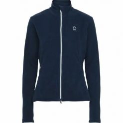 Dziewczęcy polar rozpinany na całej długości Equipage Alevo. Niebieskie bluzy z polaru EQUIPAGE, m, bez wzorów, z polaru, bez kaptura. Za 246.50 zł.