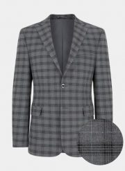 PAKO LORENTE – Marynarka garniturowa P21SF-3G-060-S. Szare garnitury Pako Lorente, s, bez wzorów, z elastanu. Za 139.99 zł.