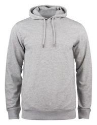 Clique Premium OC Hoody bluza z kapturem z bawełny organicznej. Szare bluzy z kapturem CLIQUE, s, bez wzorów, z bawełny, z kapturem. Za 274.42 zł.