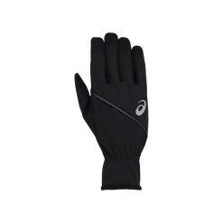 Rękawiczki do biegania Asics Thermal Gloves. Czarne rękawiczki ASICS, bez wzorów. Za 139.00 zł.