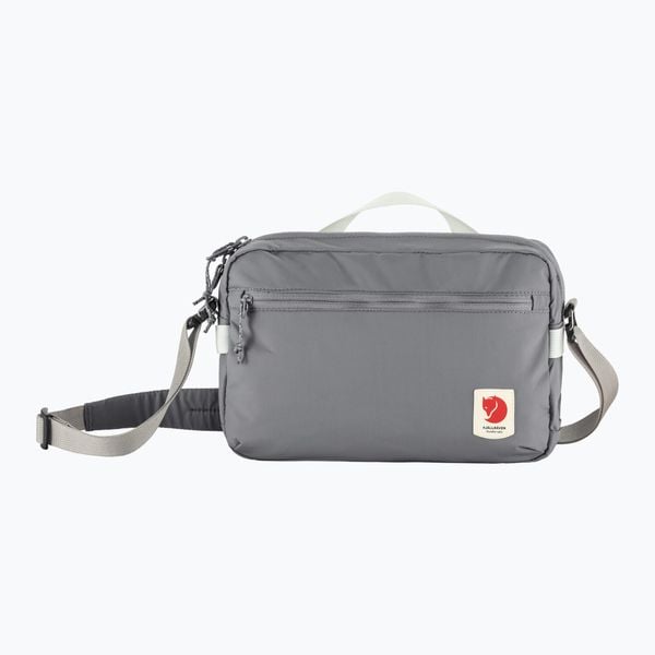 Saszetka Fjällräven High Coast Crossbody 3 l. Szare torby na ramię Fjällräven, bez wzorów, bez dodatków. Za 239.99 zł.