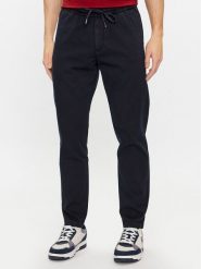 Tommy Hilfiger Chinosy Chelsea MW0MW33918 Granatowy Slim Fit. Niebieskie eleganckie spodnie Tommy Hilfiger, m, z bawełny. Za 379.99 zł.