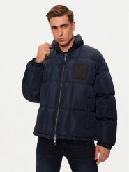 Armani Exchange Kurtka puchowa 6DZB21 ZN4XZ 1510 Granatowy Regular Fit. Niebieskie kurtki Armani Exchange, m, bez wzorów, z puchu, bez kaptura. Za 839.99 zł.