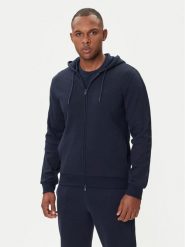 Emporio Armani Underwear Bluza EM000653 AF14976 UB102 Granatowy Regular Fit. Niebieskie bluzy Emporio Armani Underwear, l, bez wzorów, z bawełny, bez kaptura. Za 529.99 zł.