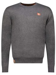 Canadian Peak Sweter "Ferasmeak" w kolorze antracytowym rozmiar: S. Czarne swetry nierozpinane Canadian Peak, s, bez wzorów, bez kołnierzyka, bez ramiączek. Za 92.21 zł.