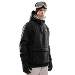 Kurtka narciarsko-snowboardowa męska W3 North Ice. Czarne kurtki SIROKO, l, bez wzorów, z softshellu, bez kaptura. W wyprzedaży za 341.00 zł.