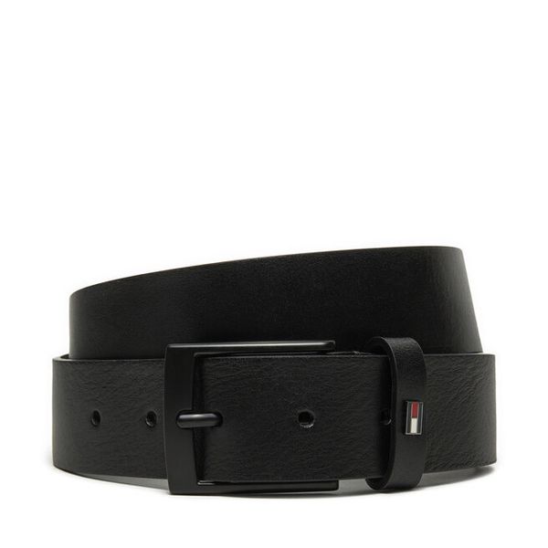 Pasek Męski Tommy Hilfiger. Czarne paski Tommy Hilfiger, bez wzorów. Za 209.99 zł.