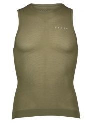 Falke Podkoszulek funkcyjny "Singlet" w kolorze khaki rozmiar: XL. Brązowe podkoszulki Falke, xl, bez wzorów, z materiału, bez ramiączek. Za 108.99 zł.