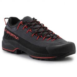 Buty trekkingowe męskie La Sportiva Tx4 Evo. Czarne buty trekkingowe La Sportiva, bez wzorów, z materiału, bez zapięcia. Za 759.19 zł.