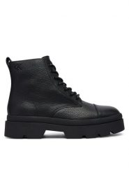 Calvin Klein Trapery Lugged Mid Lace Up Tc Tu Lth HM0HM02267 Czarny. Czarne trapery CALVIN KLEIN, ze skóry, bez zapięcia. Za 799.99 zł.