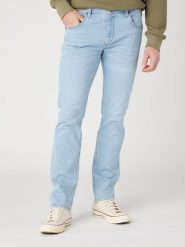 Wrangler Dżinsy "Greensboro Blue Waves" - Regular fit - w kolorze błękitnym rozmiar: W34/L30. Niebieskie jeansy Wrangler, l. Za 228.95 zł.