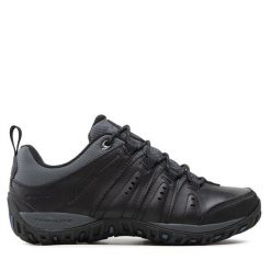 Trekkingi Columbia. Czarne buty trekkingowe Columbia, bez wzorów, bez zapięcia. Za 299.99 zł.