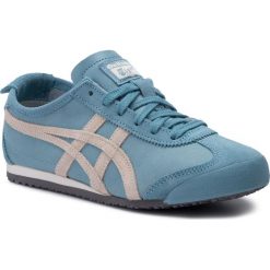 Sneakersy ASICS - ONITSUKA TIGER Mexico 66 1183A051 Gris Blue/Oatmeal 400. Niebieskie buty sportowe casual ASICS, bez wzorów, z materiału. W wyprzedaży za 229.00 zł.